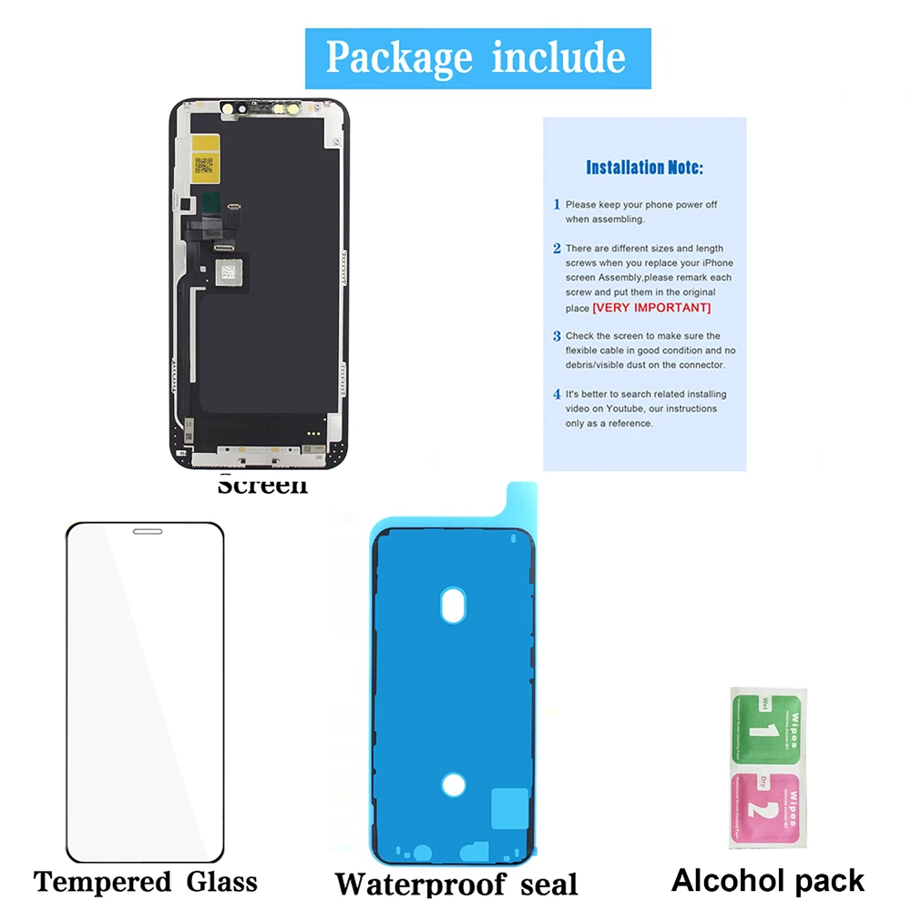 100% Original THL Display for iPhone 11 INCELL LCD Screen Replacement with 3D Touch Digitizer Assembly true tone+Tempered Glass enlarge