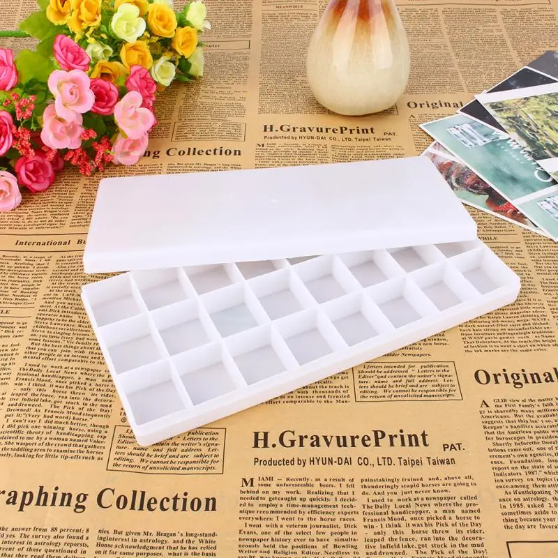 Профессиональная пластиковая фотопалитра складная палитра для смешивания