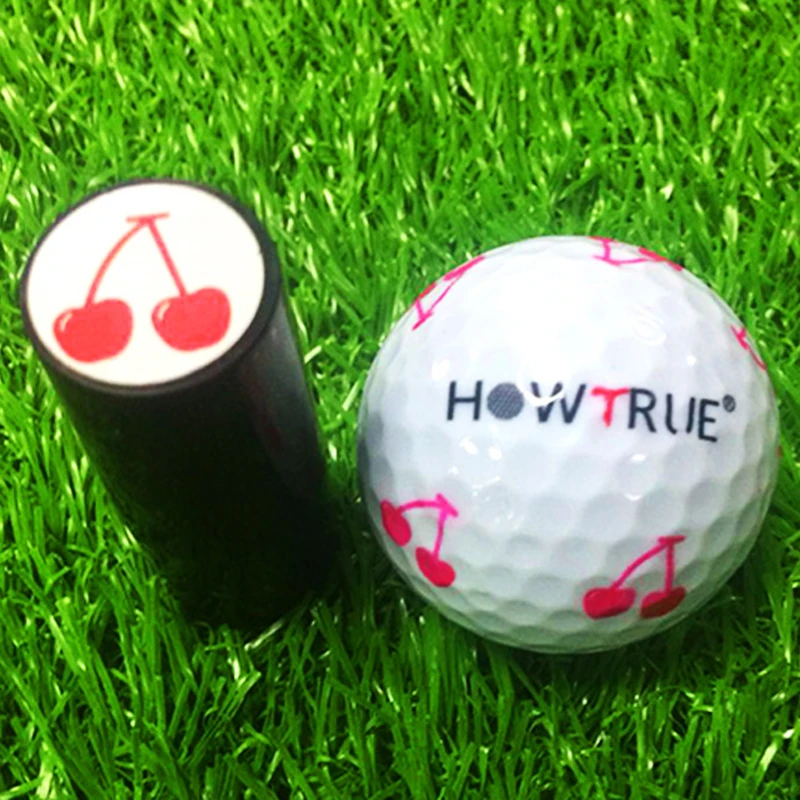 

Quick-dry Plastic Golf Ball Stamper Stamp Marker Impression Seal Golf Club Accessories Symbol Golfer Souvenir Gift Random Color