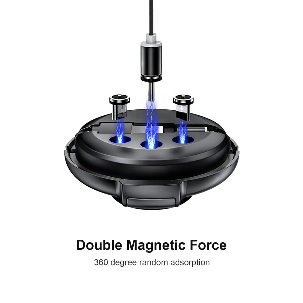 Многофункциональный магнитный кабель HOMTOM Type-C для передачи данных 1 м 3 в usb-кабель