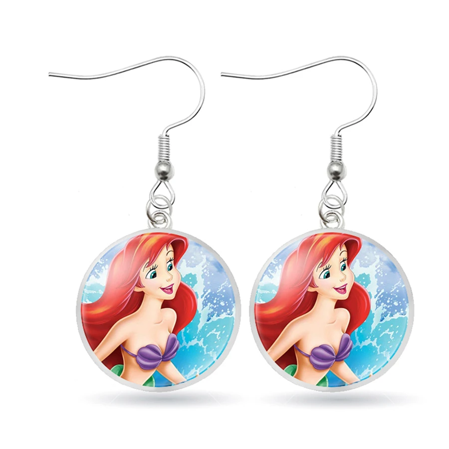 Женские Висячие серьги Elsa Anna принцессы Софии с бантом аксессуары для девочек