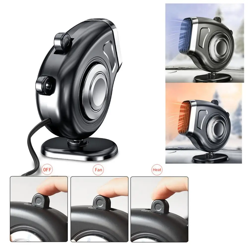 

12V Dual-use Car Heater Anti-fog Automobile Warmer Defroster