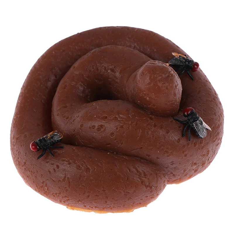 

11 x 6 x 3.5cm Gag-Funny Joke Tricky Toys Mischief Turd Gag Gift Realistic Shits poop Fake Turd Classic Shit Funny Toys