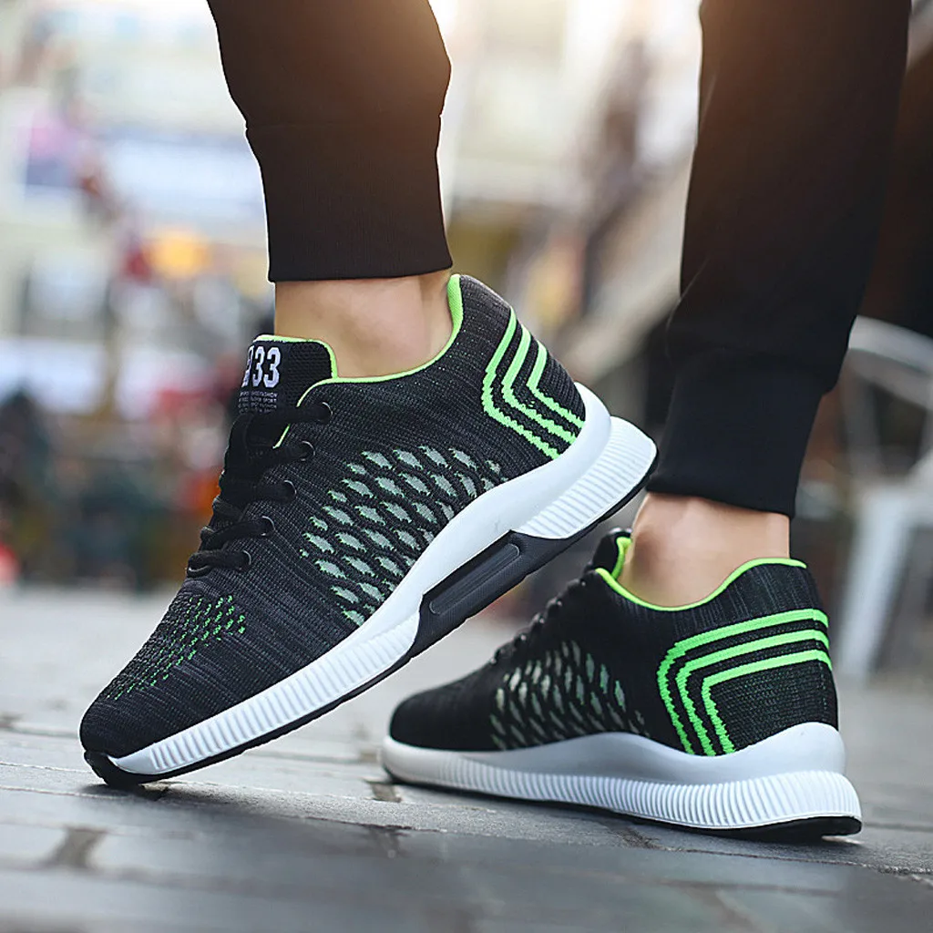 Мужские кроссовки дышащие для тенниса с дышащей сеткой внутри увеличения