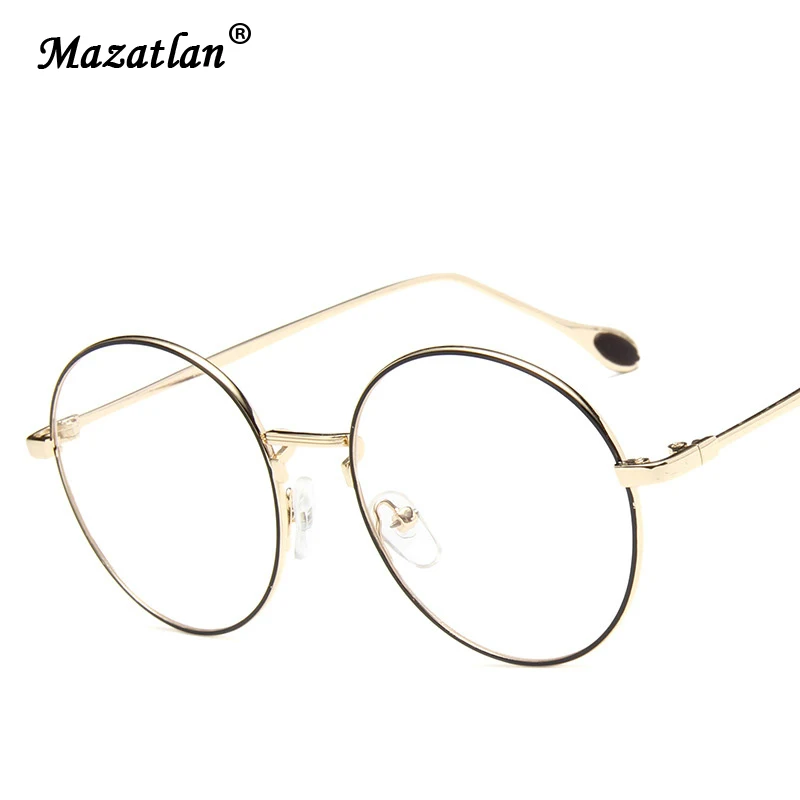 Модные круглые оптическое зеркало очки оправа для женщин и мужчин ретро