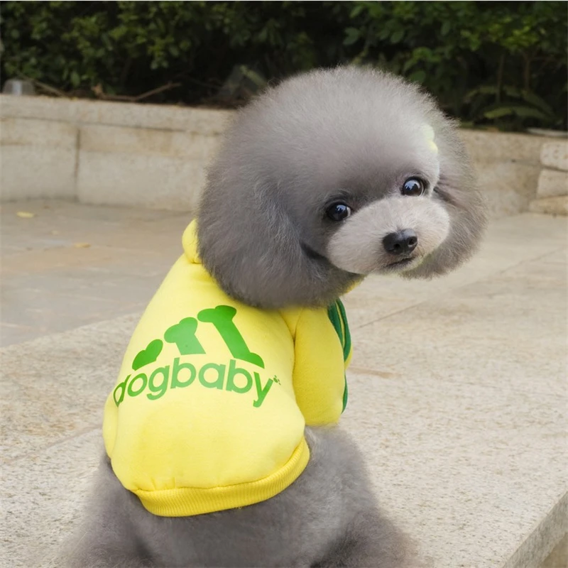 Спортивный стиль Одежда для собак модные худи щенка хлопковые жакеты домашних