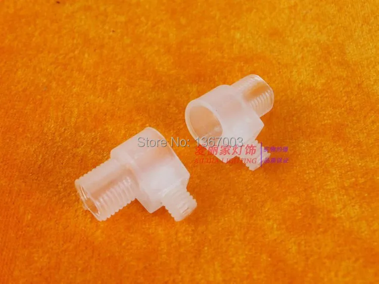 20PCS Transparent line deduction lock outlet with M10 outer tooth caps retaining wire plugs lighting plastic accessories |