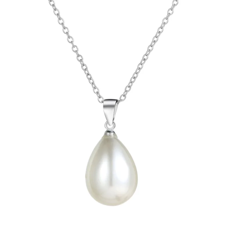 Новинка 2021 модное ожерелье чокер с жемчугом в стиле Kpop милая цепочка серебряного