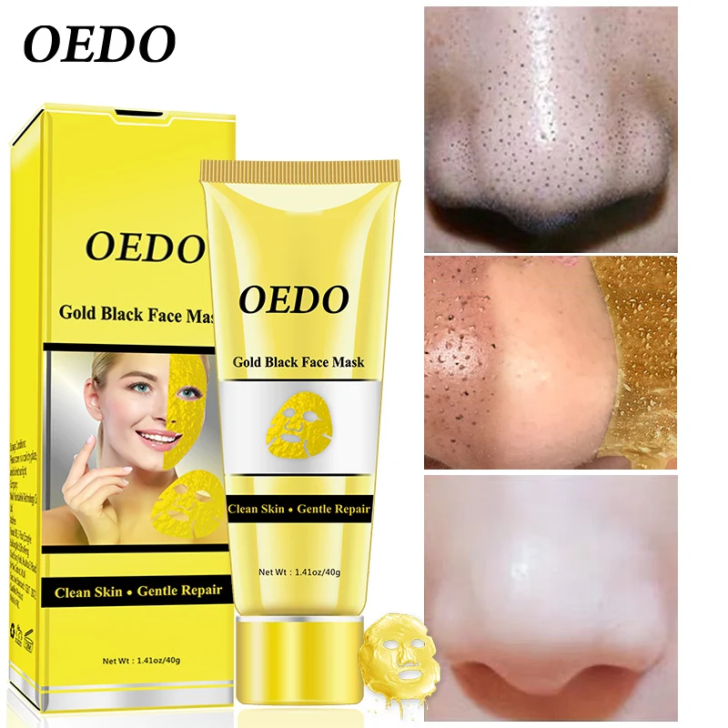 

Gold Remove Blackhead Mask Shrink Pore Improve Rough Skin Acne Shills Blackhead Remover Mask Facial Moisturizing Cream