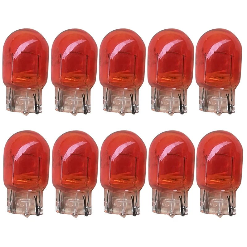 

10PCS 7440 T20 Bulb Basic Miniature Bulb for License Plate Light Side Marker Automotive Interior Dashboard Dome Light