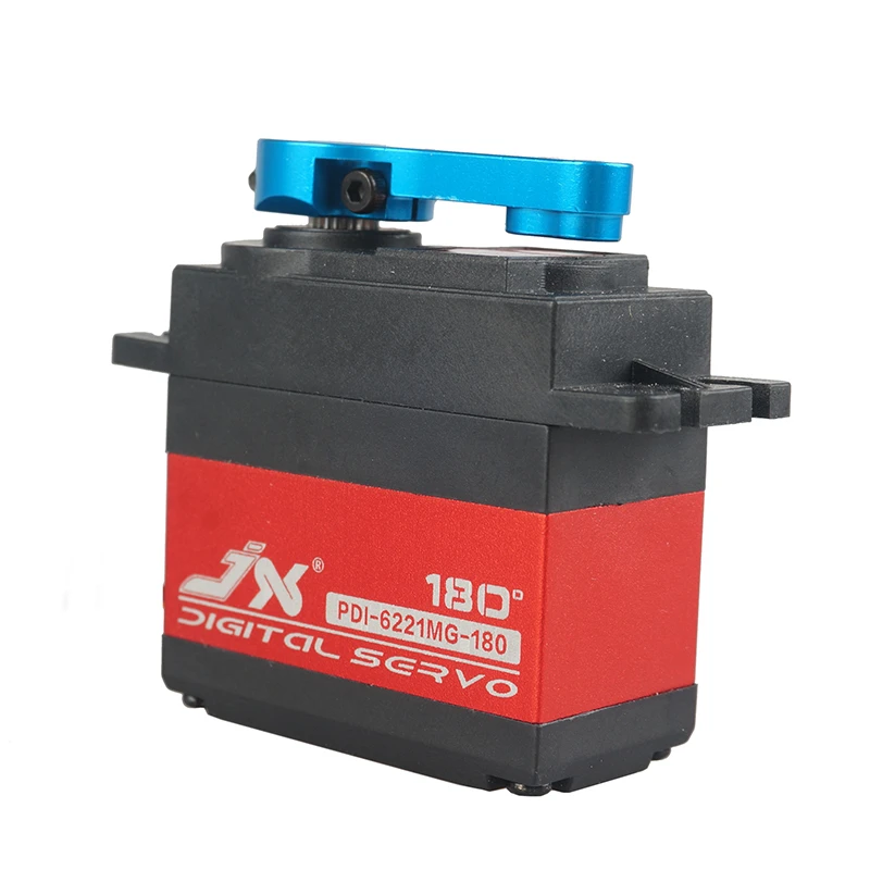 JX PDI-6221MG 20 кг высокое напряжение 4,8 V-6,0 V большой крутящий момент цифровой Бессердечный сервопривод металлический корпус для 1/10 1/8 rc hsp Trxxas Грузовик Лодка
