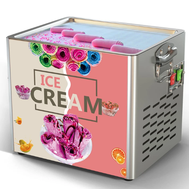

Fried Ice Cream Machine Small Business Refrigeration 330W for Children