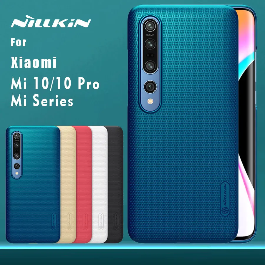 Чехол Nillkin Матовый для Xiaomi Mi 10 Pro 9 9T 8 SE A3 CC9 жесткий чехол накладка Mi10 Mi9 Mi8 Lite