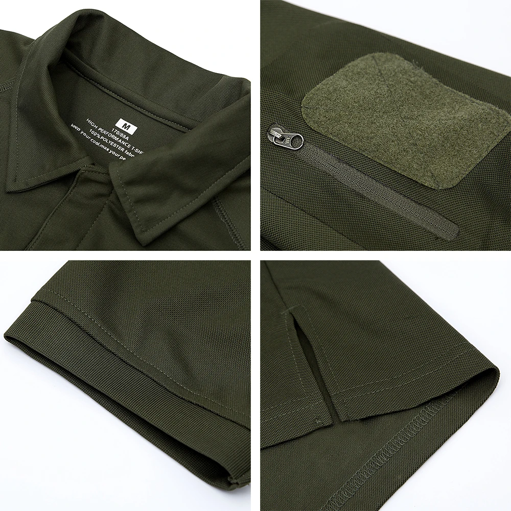 Мужская Летняя камуфляжная рубашка-поло в стиле милитари | одежда