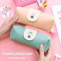pen bag female simple large capacity junior high school student male hipster literary button pen bag creative multi functional