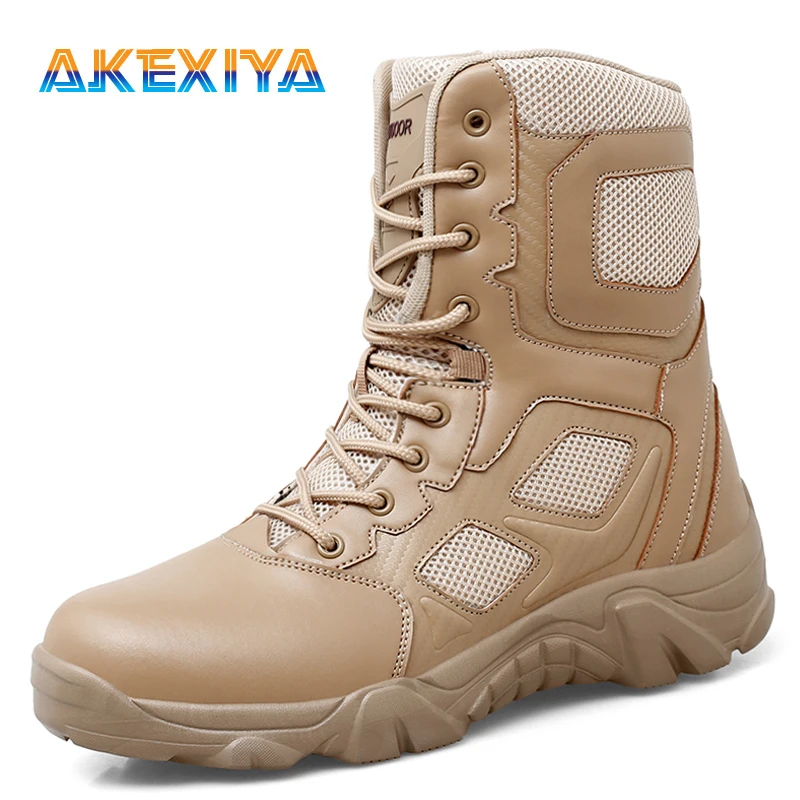 

Brand Men's Boots Outdoor Waterproof Men's Army Boots Special Forces Combat Boots Classic Men's Military Boots Botas Militares