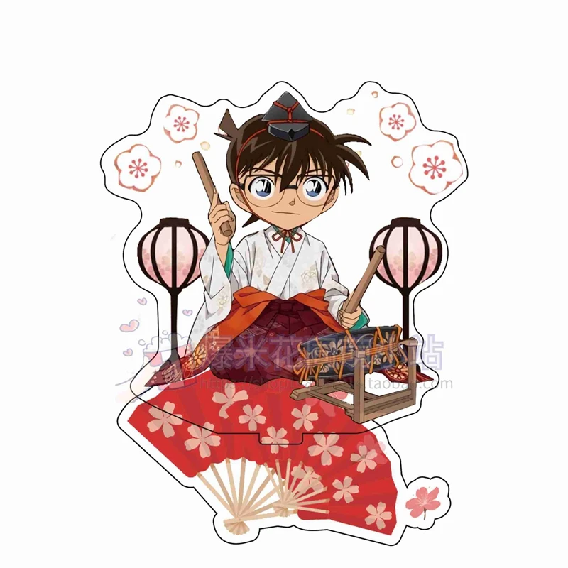 

Anime Detective Conan Case Closed Conan Edogawa Acrylic Double Sided Model Plate Ornaments Desk Decor Xmas Cartoon Gifts New