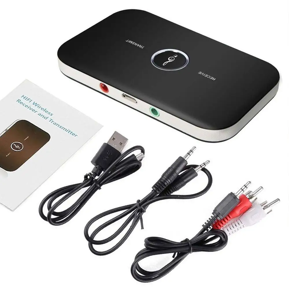 Приемник-передатчик Bluetooth B6 V4.1 беспроводной аудиоадаптер A2DP 3 5 мм Aux концентратор