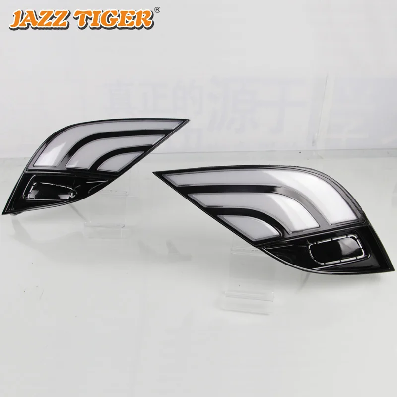 Джаз Тигр желтого течет поворотов Функция 12В дневные ходовые огни Светодиодный