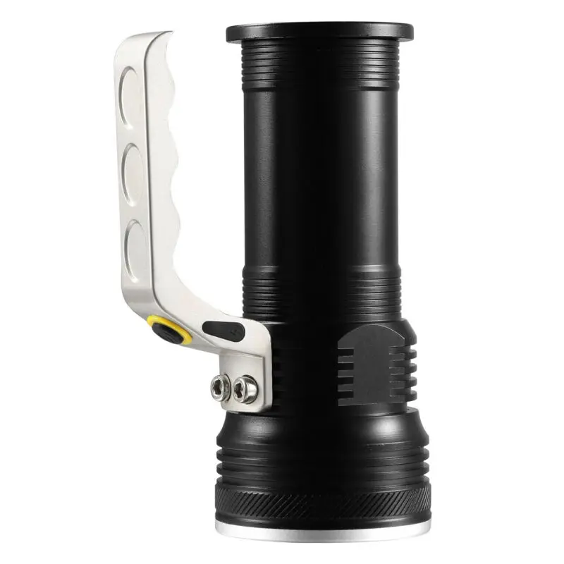 

Super Bright Searchlight Handheld 3X Mode Spotlight LED Rechargeable Flashlight