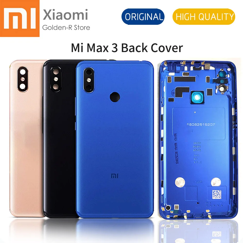 Xiaomi mi MAX 3 задняя крышка батарейного отсека дверь Чехол MAX3 ddle шасси для Max3 задний