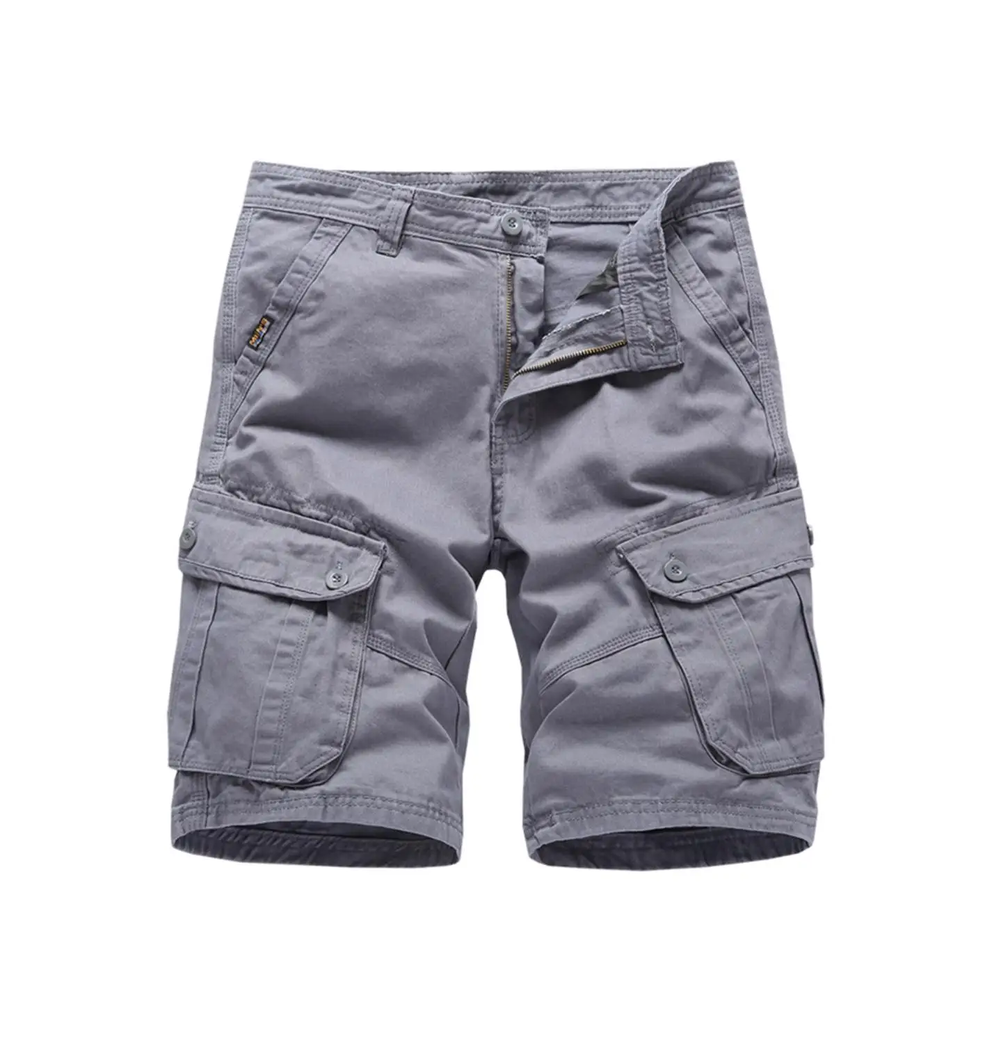 

Men's Classic Version Of Comfortable Cotton Multi-Pocket Cargo Beach Shorts Summer Outdoor Multi-Function Work Shorts
