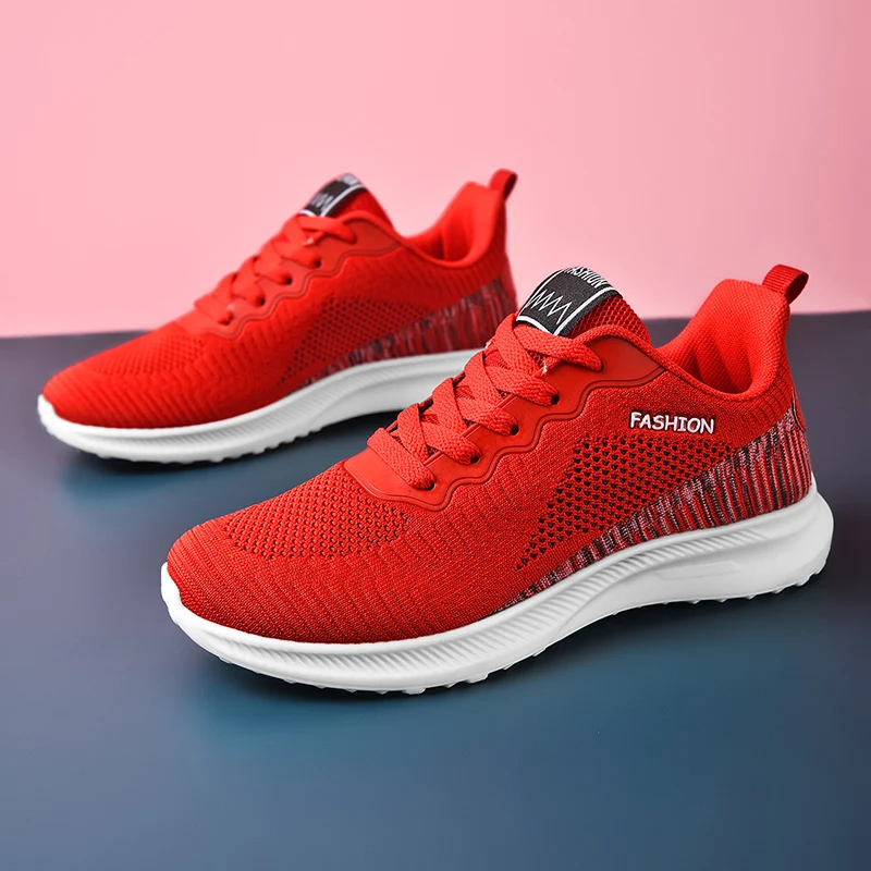 

Fashion Sneakers for Women Summer Breathable Mesh Vulcanize Shoes Female Lightweight Soft Trainers Women Tennis Sneakers Zapatos