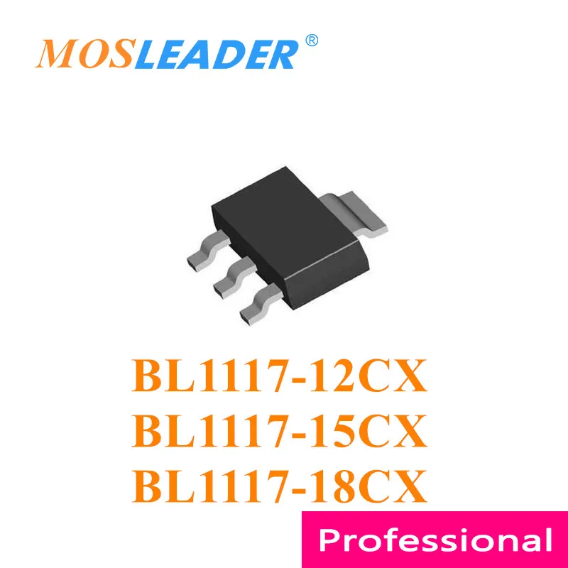 

Mosleader 2500pcs SOT223 BL1117-12CX BL1117-15CX BL1117-18CX Original BL1117-12 BL1117-15 BL1117-18 BL1117 Series 1.2V 1.5V 1.8V