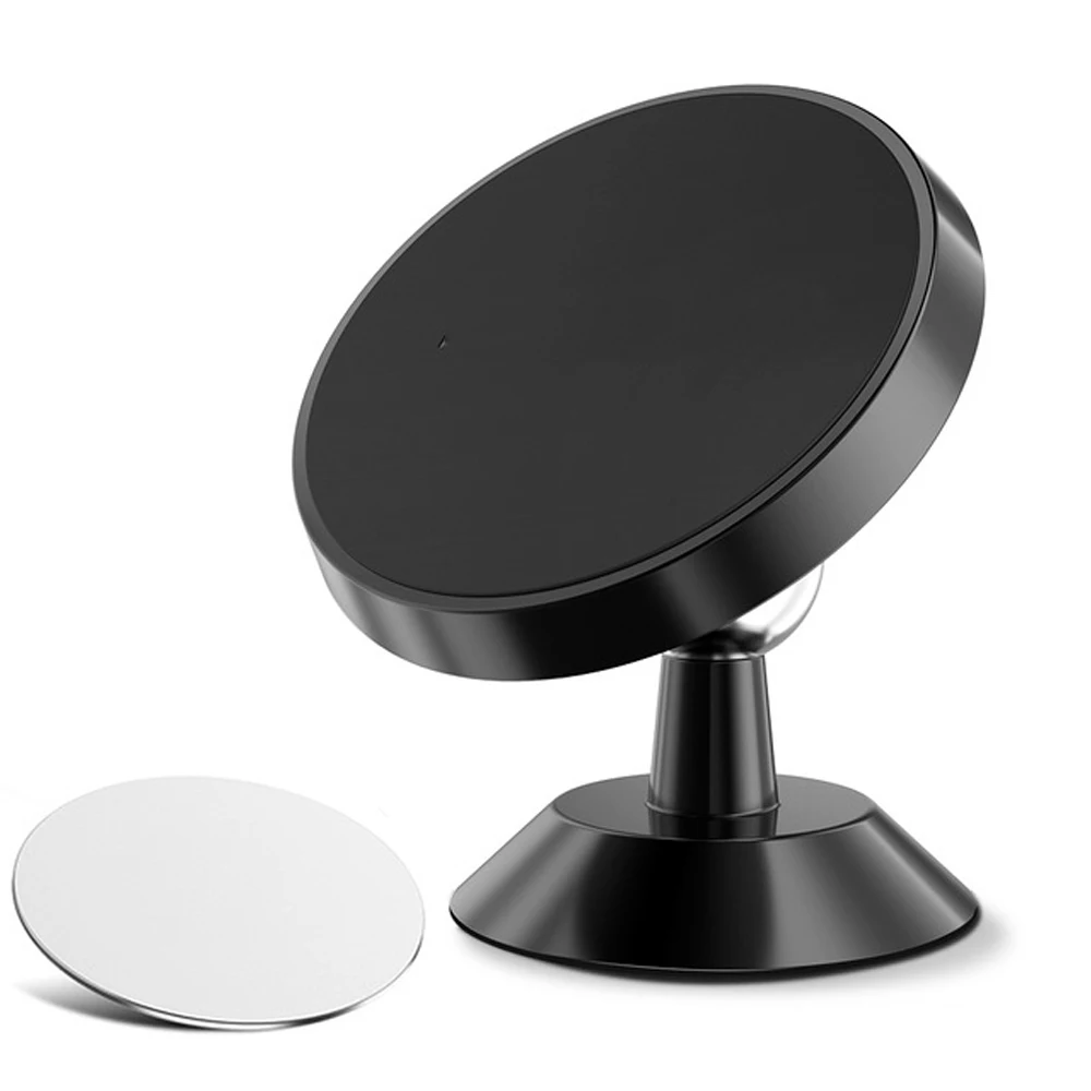 C-Black Car Phone Holder For Phone In Car Mobile Support Magnetic Phone Mount Stand For Tablets And Smartphones Suporte Telefone - Цвет: C-Black