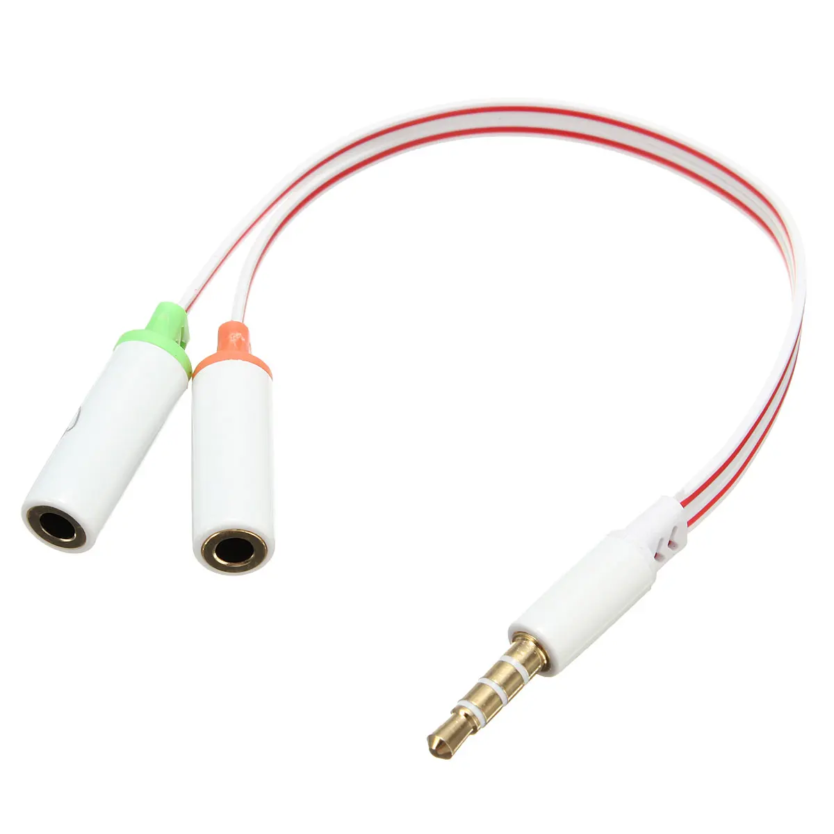 Универсальный 3 5 мм стерео 4 полюсный разъем для микрофона микрофонный адаптер