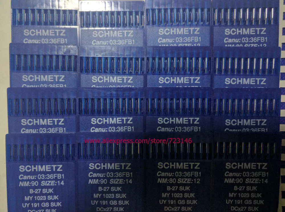 SCHMETZ B-27 55/6 иглы MY 1023 UY 191 GS DCX27 Canu 03:36 1-94 для промышленных машин певец Юки | Дом и сад
