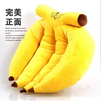 2021 hot plush banana pp cotton filled pillow car banana cushion pillow plush toys banana cushion low price wholesale