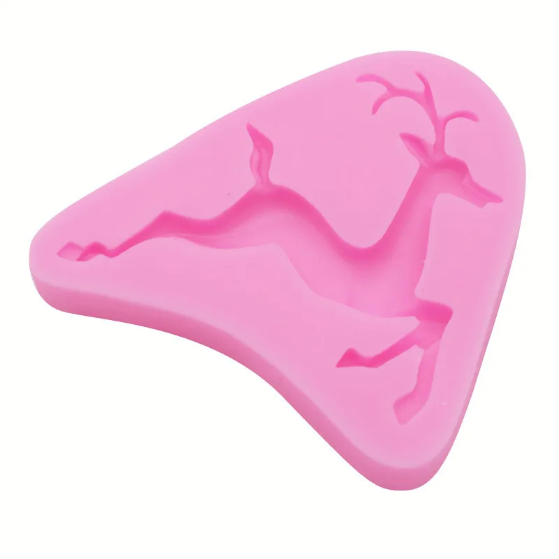 Формы из полимерной глины Рождественский олень Лось жидкий силикагель УФ смола