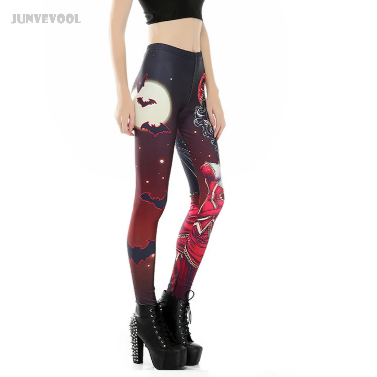 Женские Эластичные Джеггинсы капри облегающие брюки карандаш с 3D принтом в стиле