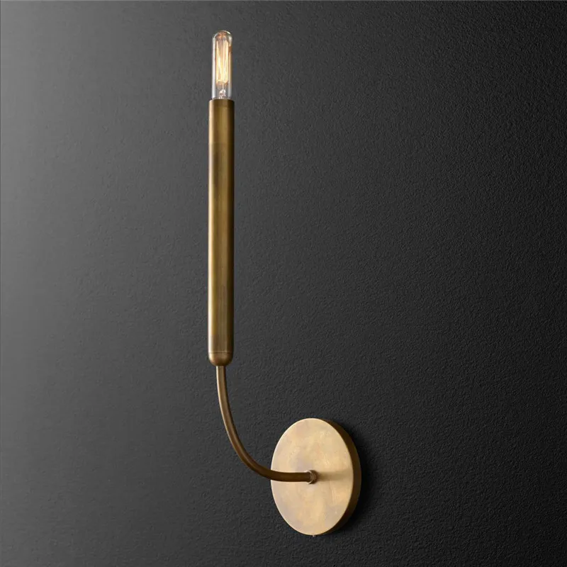 Винтажные Золотые Зеркальные светильники в ванной антикварные бронзовые