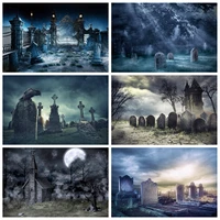 halloween backdrops for photography tomb park star terrible night party scene photography backgrounds photocall for photo studio