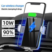 wireless car charger for ios xs max xr x 8plus crystal light electric 2 in 1 wireless charger 10w car holder for android p30pro