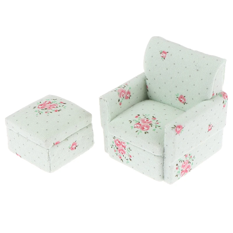 1 комплект миниатюрной мебели модель ткани диван дети притворяться играть в