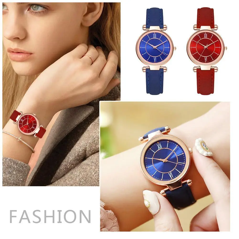 

Wristwatches Watches Hollowed-out Triangular Dial Scale Brand Woman Ladies Business Belt Watches Ladies Clock Quartz A0A0