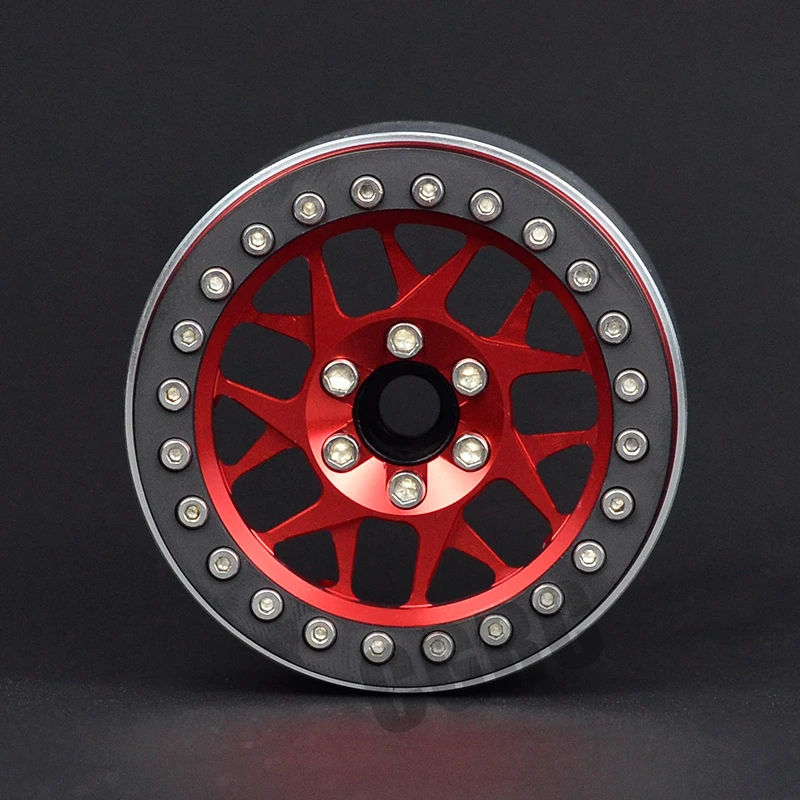 4 шт. 2,2 дюймов Beadlock металлический обод колеса для 1/10 RC Гусеничный автомобиль TRX4 Defender Bronco RC4WD D90 Axial Scx10 90046 CCO1 TF2