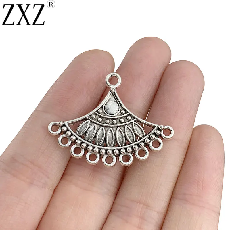 

ZXZ 20 шт. тибетские серебряные серьги, люстра, соединительные подвески, подвески, серьги «сделай сам», аксессуары для изготовления ювелирных ...