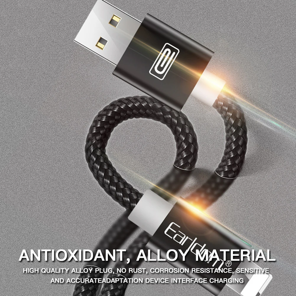 Mobile Phone Data Cable For IPhone8/7/6 Braided Three Meters Long High-Quality Alloy Plug 3 Colors | Мобильные телефоны и