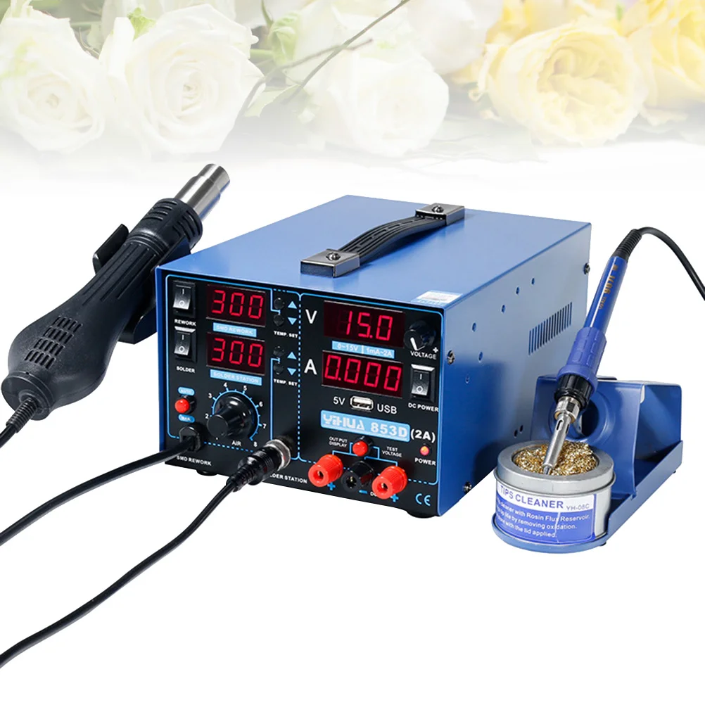 

Tempreature Control Welding Table Hot Air Dismantling Welding Table 3 In 1 Welding Table Digital Display Welding Stage With