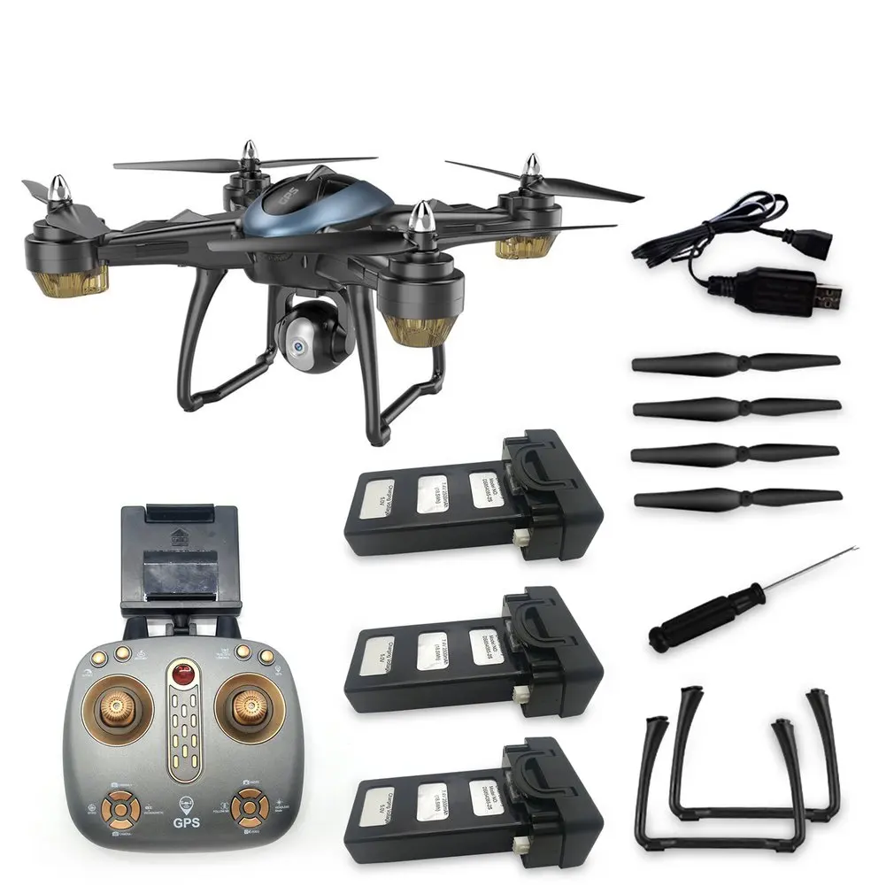 LH-X38GWF Дрон Двойной GPS WIFI FPV HD 1080P камера Дистанционное управление вертолет RC