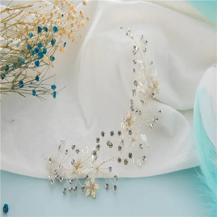 

Le liin new hand-made hair with bridal Crystal alloy head ornament fashion hair ornament wedding Brial Headband