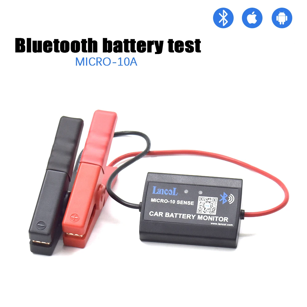 LANCOL 12 В Автоматический монитор батареи автомобиля тестер батареи с Bluetooth автомобильные диагностические инструменты цифровой бытовой анализатор батареи