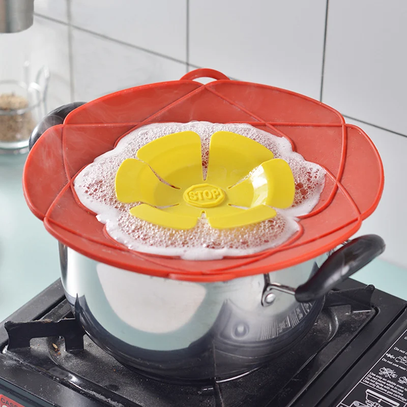 Фото Силиконовая крышка для кастрюли сковорода кухонные принадлежности инструменты