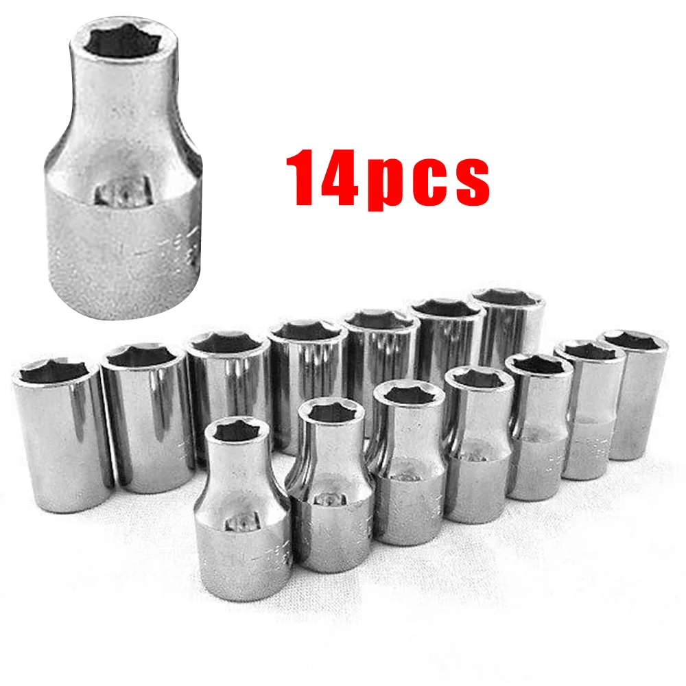 Метрический флуоресцентный набор 9 22 мм Приводной стальной 6pt мастерская для