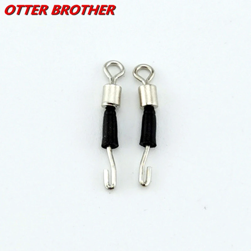 30pcs/lot Fishing Barrel Swivel Pin Line Connector Solid Rings Snap Swivel Contector Safety Snaps Hook Lure Accessories Pesca