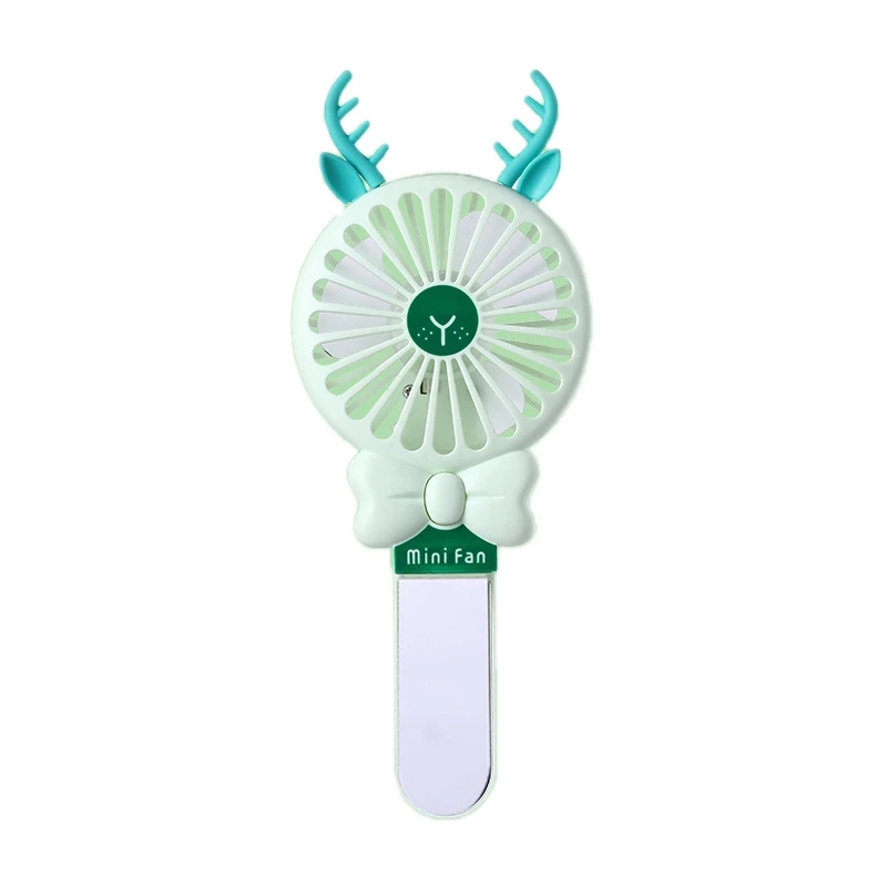 Складной портативный вентилятор Перезаряжаемый и 3 скоростной мини